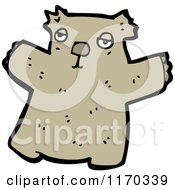 Cartoon Of A Brown Koala Royalty Free Vector Illustration by lineartestpilot