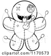 Poster, Art Print Of Black And White Hungry Voo Doo Doll