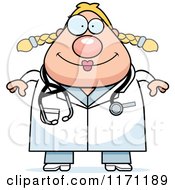 Cartoon Of A Happy Female Surgeon Doctor Or Veterinarian Royalty Free Vector Clipart by Cory Thoman