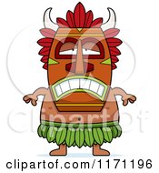 Cartoon Of A Depressed Witch Doctor Royalty Free Vector Clipart