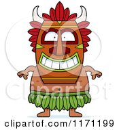 Cartoon Of A Happy Witch Doctor Royalty Free Vector Clipart