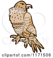 Cartoon Of A Bird Royalty Free Vector Illustration