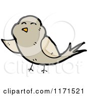 Cartoon Of A Bird Royalty Free Vector Illustration