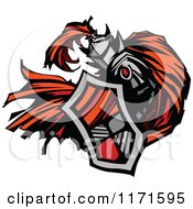 Poster, Art Print Of Knight In Armour With A Shield And Cape