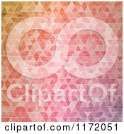 Poster, Art Print Of Background Of Colorful Triangles