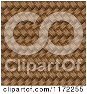 Poster, Art Print Of 3d Brown Wicker Weave Background