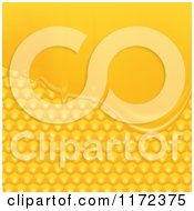 Poster, Art Print Of Background Of Golden Honeycombs And Honey