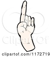 Poster, Art Print Of Hand Pointing Up