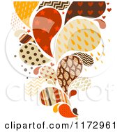 Poster, Art Print Of Retro Colored And Patterned Splash