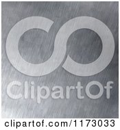 Clipart Of A Brushed Aluminum Background Texture Royalty Free CGI Illustration
