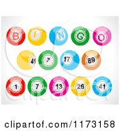 Poster, Art Print Of Colorful Pixelated Bingo Balls