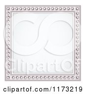 Clipart Of A Certificate Frame Design 2 Royalty Free Vector Illustration