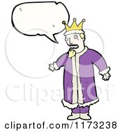 Poster, Art Print Of King With Conversation Bubble