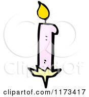 Poster, Art Print Of Pink Candle