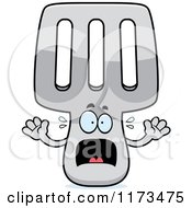 Poster, Art Print Of Screaming Spatula Mascot