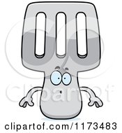 Poster, Art Print Of Surprised Spatula Mascot