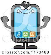Poster, Art Print Of Mad Smart Phone Mascot