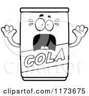 Poster, Art Print Of Black And White Screaming Cola Mascot