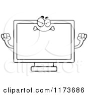 Poster, Art Print Of Black And White Mad Television Mascot