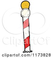 Cartoon Of A North Pole Royalty Free Vector Clipart by lineartestpilot
