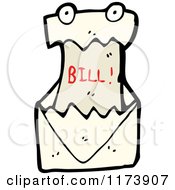 Poster, Art Print Of Bill Mascot In An Envelope