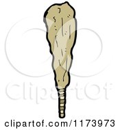 Cartoon Of A Club Royalty Free Vector Clipart by lineartestpilot