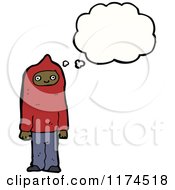 Poster, Art Print Of African American Boy Wearing A Hoodie With A Conversation Bubble