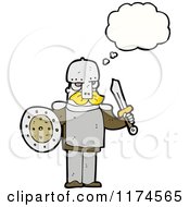 Poster, Art Print Of Man Wearing Armor With A Conversation Bubble