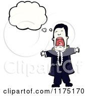 Poster, Art Print Of Crying Man Wearing A Tie With A Conversation Bubble