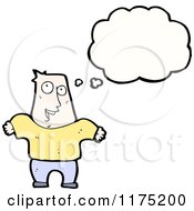 Poster, Art Print Of Man Wearing A Sweater With A Conversation Bubble