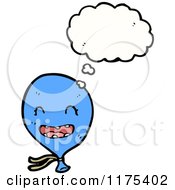 Poster, Art Print Of Blue Balloon With A Conversation Bubble