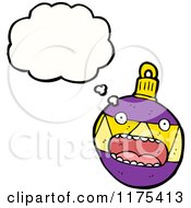 Poster, Art Print Of Christmas Ornament With A Conversation Bubble