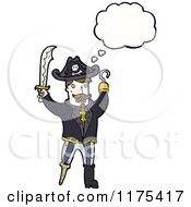 Pirate With A Wooden Leg Conversation Bubble