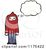 Poster, Art Print Of Boy Wearing A Hoodie With A Conversation Bubble