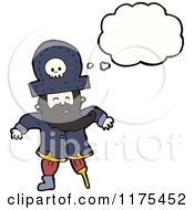 Poster, Art Print Of Pirate With A Wooden Leg Conversation Bubble
