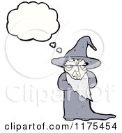 Poster, Art Print Of Old Wizard With A Conversation Bubble
