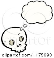 Poster, Art Print Of Skull With A Conversation Bubble