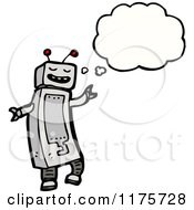 Poster, Art Print Of Robot With A Conversation Bubble