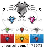 Poster, Art Print Of Colorful Royalty Shield Designs