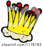 Cartoon Of A Royal Crown Royalty Free Vector Illustration by lineartestpilot