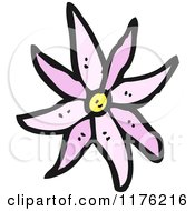 Poster, Art Print Of Purple And White Flower