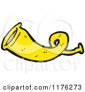 Cartoon Of A Yellow Royalty Free Vector Illustration by lineartestpilot