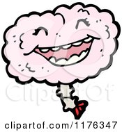 Poster, Art Print Of Pink Smiling Brain