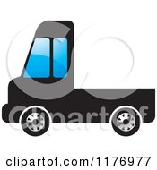 Clipart Of A Delivery Truck Royalty Free Vector Illustration by Lal Perera