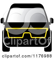 Poster, Art Print Of Black Mini Van With Eye Glasses