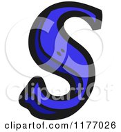 Cartoon Of The Letter S Royalty Free Vector Illustration