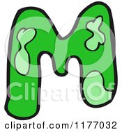 Cartoon Of The Letter M Royalty Free Vector Illustration