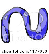 Cartoon Of The Letter N Royalty Free Vector Illustration