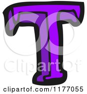 Poster, Art Print Of The Letter T