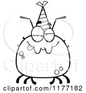 Poster, Art Print Of Drunk Birthday Tick Wearing A Party Hat